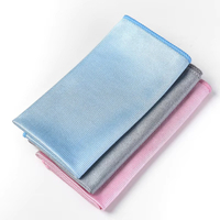 Serviettes de nettoyage en microfibre pour vitres - 16 x 16 - JUHAO
