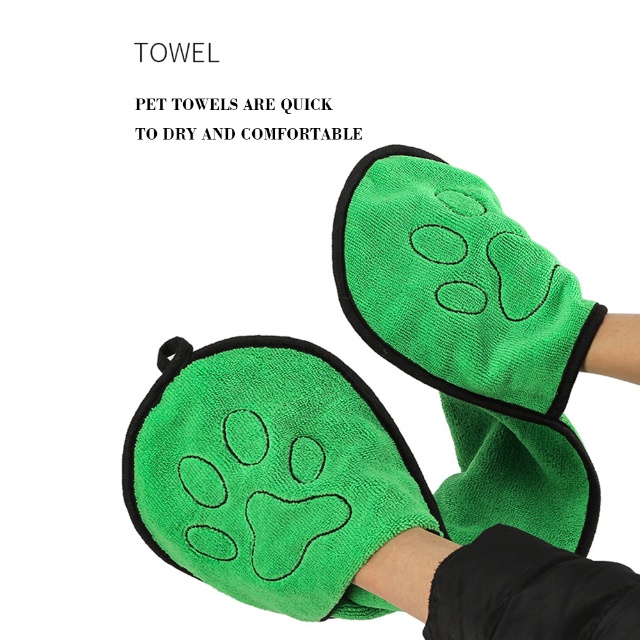 Serviette de bain extra large en microfibre pour animaux de compagnie - JUHAO
