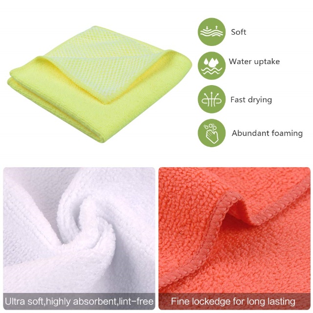 Mikrofaser-Mesh-K&uuml;chenreinigungst&uuml;cher – JUHAO