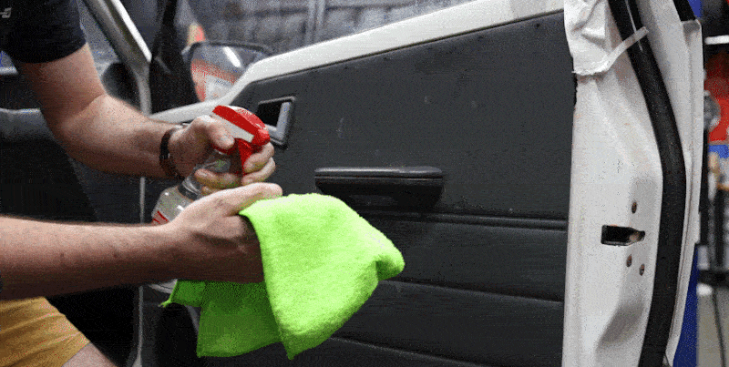 Panno in microfibra per auto