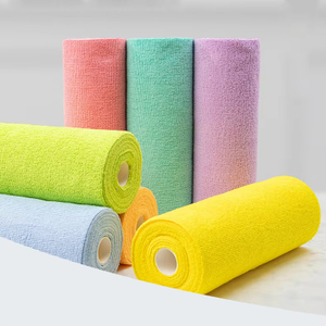 Wiederverwendbare und waschbare Mikrofaser -Tücher rollen für die Küche