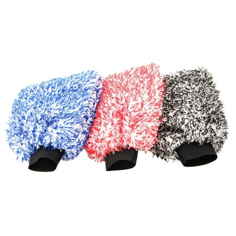 Мягкие плюшевые перчатки из микрофибры для ухода за автомобилем - JUHAO