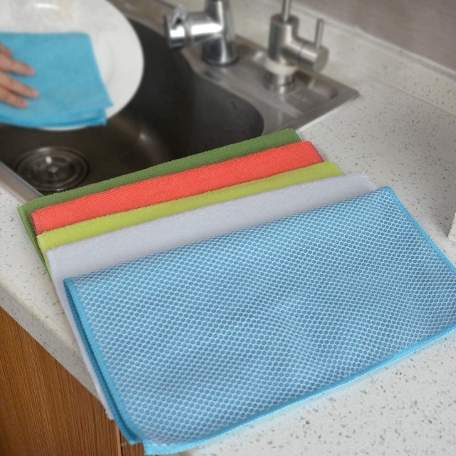 Mikrofaser-Mesh-K&uuml;chenreinigungst&uuml;cher – JUHAO