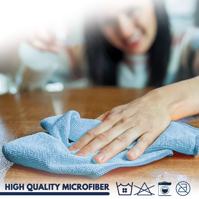 Pano de limpeza ecol&oacute;gica reutiliz&aacute;vel de microfibra - JUHAO