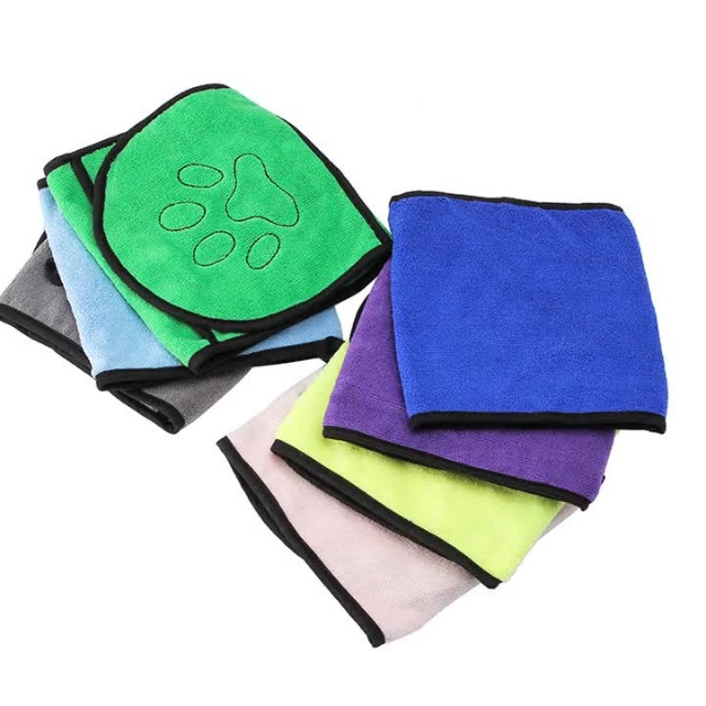Serviette de bain extra large en microfibre pour animaux de compagnie - JUHAO