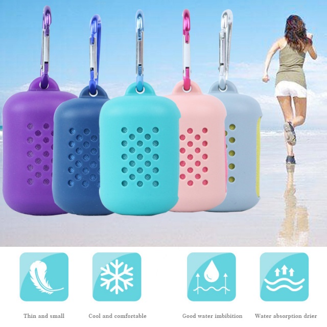 マイクロファイバーの汗吸収剤アイススポーツタオル-Juhao