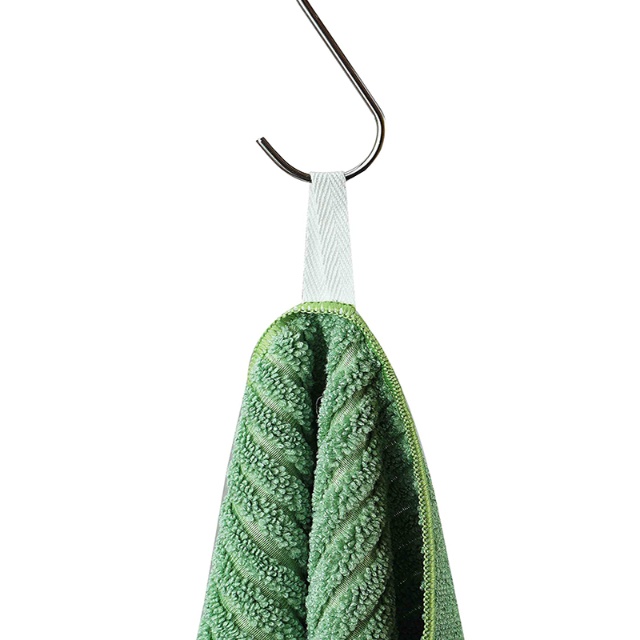 Toalhetes de limpeza dom&eacute;stica de microfibra com cord&atilde;o e malha urdida - JUHAO