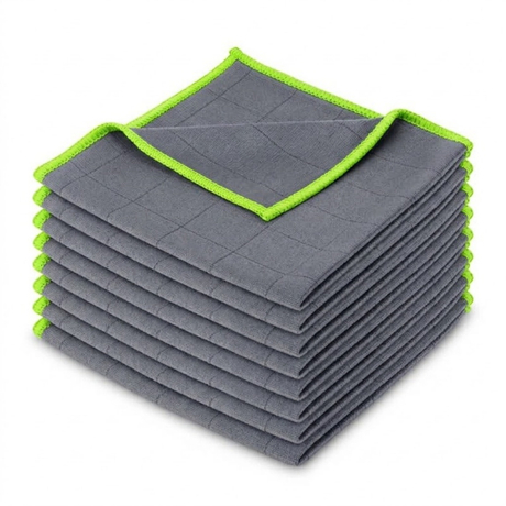 Panno per la pulizia degli specchi in microfibra da 16 'x 16'.