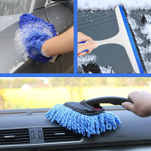 Kit de limpieza de carros con cangilones